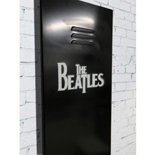 Sarı Küp Beatles Vintage Metal Tablo