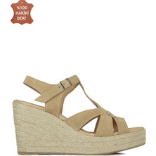 Fitbas 6608 167 Kadın Taba Büyük & Küçük Numara Sandalet