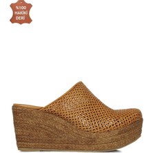 Fitbas 4419 162 Kadın Taba Sabo Büyük & Küçük Numara Terlik