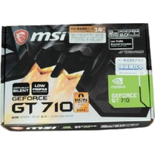 Msı Geforce Gt 710 2GD3H Lp 2gb Ddr3 64BIT Nvıdıa Ekran Kartı