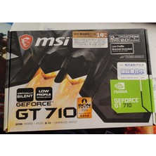 Msı Geforce Gt 710 2GD3H Lp 2gb Ddr3 64BIT Nvıdıa Ekran Kartı