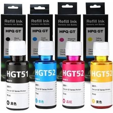 Eko Kartuş Hp Deskjet GT-5811 4 Renk (GT51XL GT52XL)  90ML Muadil Mürekkep,
