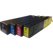 Eko Kartuş Hp Officejet Enterprise Color Flow X585Z 4 Renk 980XL Muadil Kartuş,