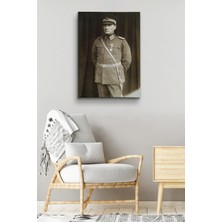 Dünyatablo Atatürk Portre Tablosu Türkiye Cumhuriyeti Kurucusu Mustafa Kemal Atatürk Dekoratif Kanvas Tablo