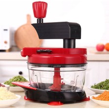 Three Beans Yüksek Kapasiteli Kıyma Işlevli Grater Manuel Sebze Kesici Mutfak Kolaylık Sarımsak Basın Ev Armatürü (2500ML) (Yurt Dışından)
