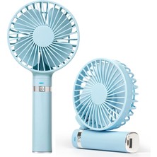 Zsykd S2 Taşınabilir Katlanabilir El Electric Fan 3 Hızlı Kontrol ve Gece Işığı Gökyüzü Mavisi (Yurt Dışından)