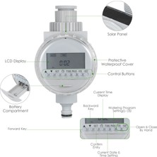 KKmoon Güneş Enerjili Su Sulama Zamanlayıcısı Elektronik Programlanabilir (Yurt Dışından)