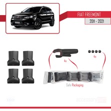 Omay Tuning Fiat Freemont 2011 ve Sonrası Fly Model Ara Atkı Tavan Barı Gri