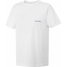 Columbia Erkek Csc Basic Short Sleeve T-Shirt CS0002 - Beyaz - Xxl