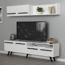 BM Dekor Tv Ünitesi Merit Beyaz 180 cm