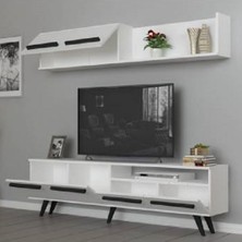 BM Dekor Tv Ünitesi Merit Beyaz 180 cm