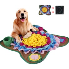 Köpek Snuffle Mat Burun Kokusu Eğitim Sniffing Pad Köpek Bulmaca Oyuncak Yavaş Besleme Kase Gıda Dağıtıcı Halı Yıkanabilir Pet Malzemeleri | Köpek Oyuncakları (Yurt Dışından)