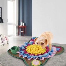 Köpek Snuffle Mat Burun Kokusu Eğitim Sniffing Pad Köpek Bulmaca Oyuncak Yavaş Besleme Kase Gıda Dağıtıcı Halı Yıkanabilir Pet Malzemeleri | Köpek Oyuncakları (Yurt Dışından)