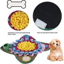 Köpek Snuffle Mat Burun Kokusu Eğitim Sniffing Pad Köpek Bulmaca Oyuncak Yavaş Besleme Kase Gıda Dağıtıcı Halı Yıkanabilir Pet Malzemeleri | Köpek Oyuncakları (Yurt Dışından)