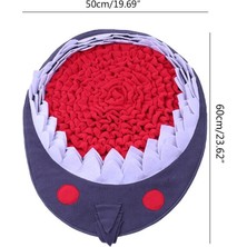 Pet Köpek Snuffle Mat Burun Kokusu Eğitim Battaniye Kelepiş Pad Yavaş Besleme Kase | Köpek Oyuncakları (Yurt Dışından)