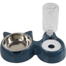 2 In 1 Pet Kedi Kase Su Dağıtıcı Otomatik Su Depolama Kedi Gıda Kase Su Konteyner Yavru Köpekler Besleyici Waterer | Köpek Besleme (Yurt Dışından)