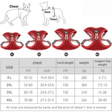 Xl Köpek Koşum Tasma Seti Nefes Yansıtıcı Ayarlanabilir Göğüs Yelek Evcil Hayvan Orta Büyük Evcil Hayvanlar Için Yaprakları Yürüyüş Çekiş Haletleri | Koşumlar (Yurt Dışından)