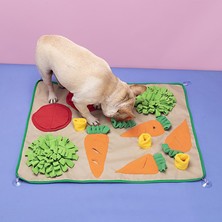 Pet Yavaş Besleme Köpek Oyuncakları Snuff Mat Sniff Mat Battaniye Yuvarlanma Becerileri Eğitim Besleme Mat Kedi Yavru Eğitim Eğitici Oyuncaklar | (Yurt Dışından)
