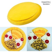 Pet Köpek Oyuncaklar Pet Sniffing Pad Yıkanabilir Eğitim Battaniye Besleme Pizza Yavru Mat Ekleme Çok Renkli Ayrılabilir Polar Battaniye | (Yurt Dışından)