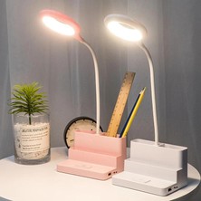 Yaratıcı 3 In1 LED Kalem Tutucu Masa Işık USB Şarj Öğrenci Okuma Kitap Lambası Dokunmatik Yatak Odası Başucu Göz Koruma Masa Lambaları | Masa Lambaları (Yurt Dışından)