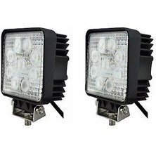 2 x LED Spotlight 27W 9-30V Çalışma 2500 Lümen ve yedek Lamba LED Lamba 12 V 24V (Yurt Dışından)