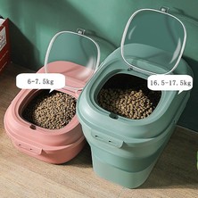 Pet Köpek Memesi Depolama Konteyneri 23L Kuru Kedi Gıda Kutusu Çantası Nem Kanı (Yurt Dışından)