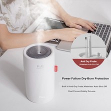 Büyük Kapasiteli 750ML Nemlendirici Kablosuz Ultrasonik USB Şarj Edilebilir Aroma Difüzör Renk LED Mist Maker Oldukça Humidificador | Nemlendiriciler (Yurt Dışından)