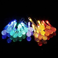 LED Güneş Su Damla Dize Işık Noel Partisi Bahçe Ağacı Dekoratif Için (Yurt Dışından)