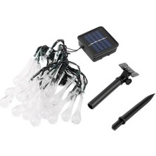 LED Güneş Su Damla Dize Işık Noel Partisi Bahçe Ağacı Dekoratif Için (Yurt Dışından)