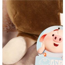 Xhang 23 cm Sevimli Kırmızı Kazak Domuzcuk Peluş Oyuncak Yumuşak Dolması Karikatür Hayvan Komik Domuz Bebek Bebek Eşlik Nap Yastık Çocuklar Noel Hediyeleri | Doldurulmuş ve peluş Hayvanlar