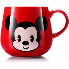 Disney Seramik Kupası Mickey Minnie Ofis Su Kupası Yaratıcı Sevimli Büyük Kapasiteli Karikatür Çift Kupa Kupası | Kupalar (Yurt Dışından)