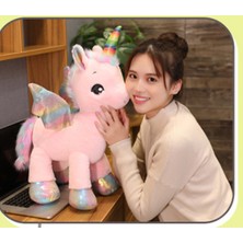 60 cm Efsanevi Unicorn Peluş Oyuncaklar (Pembe) (Yurt Dışından)