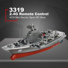 3318 2.4g Uzaktan Kumanda Tekne 4 Kanal Mini Elektrikli Spor Rc Tekne Su Geçirmez Şarj Edilebilir Çocuk Su Oyuncakları | Rc Denizaltı (Gri) (Yurt Dışından)