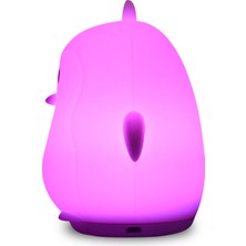 Penguen Müzik Lamba Oyuncu USB Karikatür Silikon Rgb Çocuklar Çocuklar Için LED Gece Işık Bebek Hediye | LED Gece Işıkları (Yurt Dışından)