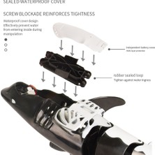 Rc Simülasyon Köpekbalığı Oyuncaklar 2.4g 4ch Su Geçirmez Elektrikli Uzaktan Kumanda Köpekbalığı Tekne Yüzme Havuzu Banyo Oynamak Su Oyuncakları Hediye | Rc Denizaltı (Yurt Dışından)