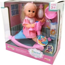 Global Toys Roza Panda Salıncaklı BEBEK-GL100118