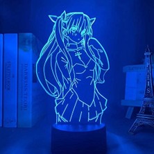 Fybang Anime Fate Stay Rin Tohsaka Lambası Cool 3D İllüzyon Night (Yurt Dışından)