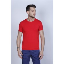 FLP Bisiklet Yaka Slim-Fit Erkek T-Shirt