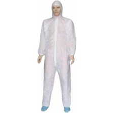 Mege 60 Adet Tek Kullanımlık Tulum 50 gr Kullan At Tulum