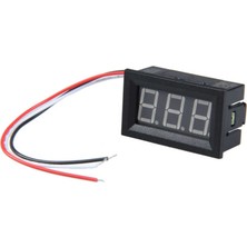 Fortor AR-261 0.56’’ 0-30V 3 Kablolu Dc Kırmızı Voltmetre
