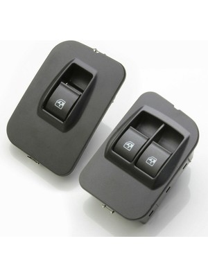 Fesan Fiat Fiorino Sağ + Sol Ön Cam Düğmesi Takımı Anahtarı 2007--2016