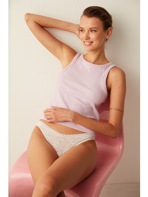 Penti Easy Lace V Shape Highleg Brazilian Külot
