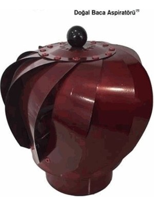 Dorello Esmatik Baca Döneri Boru Tipi Ø 130 Mm Doğal Baca Aspiratoru