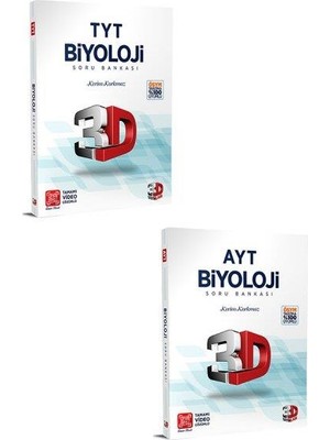 3D Yayınları TYT AYT Biyoloji Soru Bankası Seti