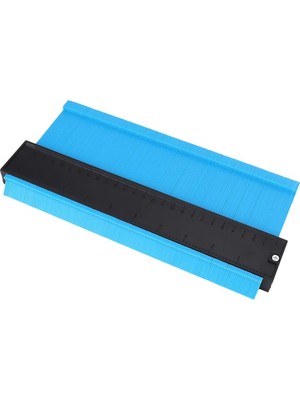 Epazzar Şablon Şekil Tarağı Kontur Ölçüm Cetveli Büyük Boy Ahşap Fayans Şekillendirme Kalıbı 25 cm