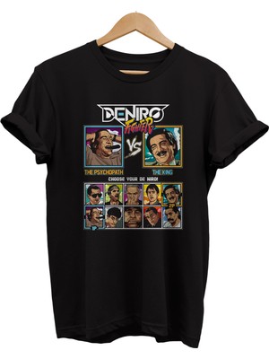 Remonz Robert De Niro Film Karakterleri Baskılı %100 Pamuk Oversize T-Shirt
