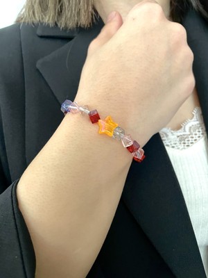 Padore Accessory Özel Tasarım, Yıldız Motifli Kristal Detay Yaz Bilekliği