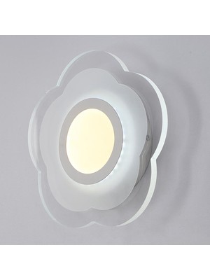 Xinh 25 cm Petal Duvar Lambası, LED Başucu Sıcak Oturma Odası Giriş Duvar Lambası Sıcak Işık 13 W Modern Minimalist Ultra-Ince Duvar Lambası (Yurt Dışından)