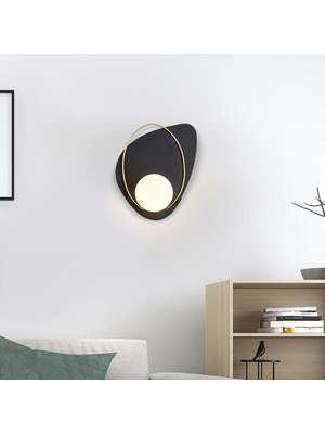 Xinh 5 W Altın LED Duvar Lambası Yatak Odası Başucu Çalışma Balkon Koridor LED Duvar Lambası (Sıcak Işık) (Yurt Dışından)