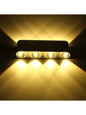 Xinh Modern 8 LED Duvar Merdiven Işık Yukarı Aşağı Aplik (Yurt Dışından)